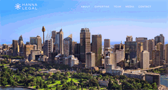 Desktop Screenshot of hannalegal.com.au